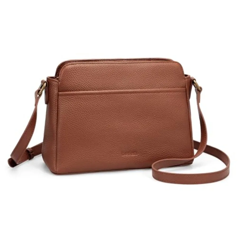 befen Anti-theft Crossbody Bag for Women Genuine Leather Small Cross Body Shoulder Handbags with RFID Card Slots