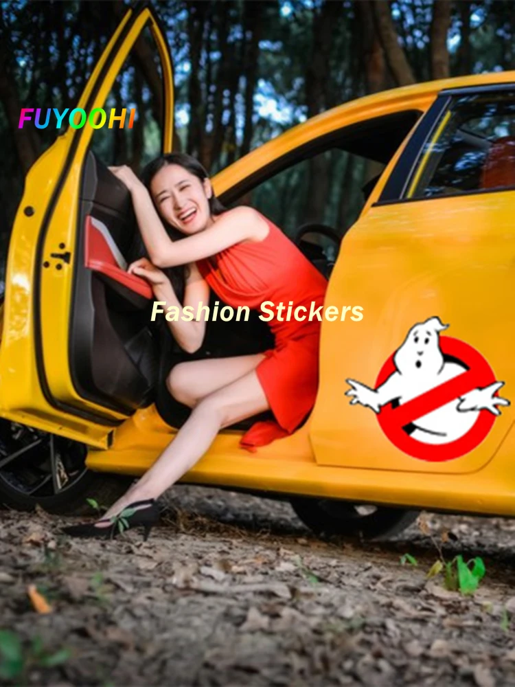 FUYOOHI Play Stickers   Ghostbusters Funny Car Waterproof Reflective Decal Laptop Motorcycle Auto Accessories Decoration PVC