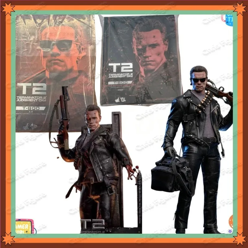 

In Stock Original Hot Toys HT MMS795 Terminator 2: Judgment Day T-800 2.0 1/6 Scale Articulated Collectible Action Figure