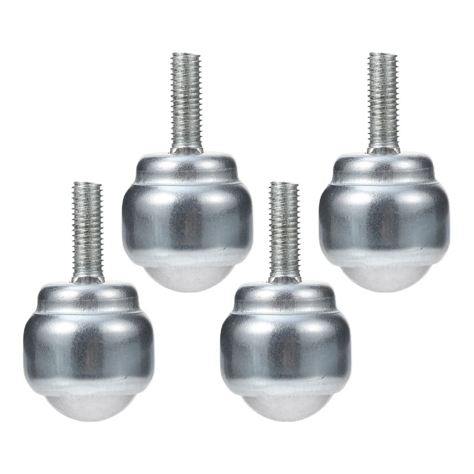4Pcs Metal Ball Casters 360 Degree Rotating Ball Transfer Bearings Smooth Quiet Operation High Load Capacity Workbench Machinery