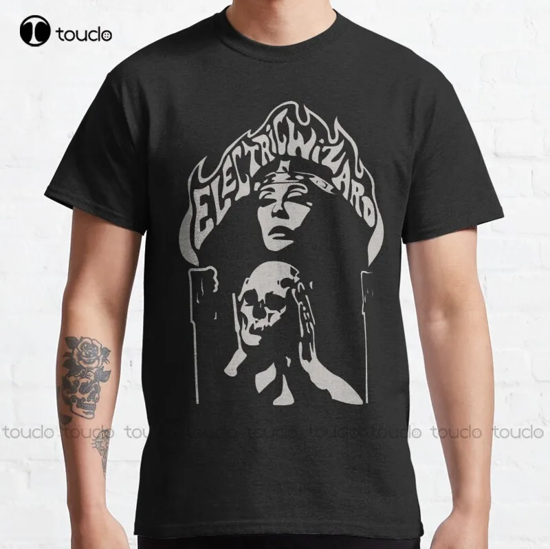 New Electric Wizard Classic T-Shirt Tee Shirts Mens Cotton Tee Shirt Xs-5Xl Unisex Fashion Funny Harajuku Streetwear Tshirt