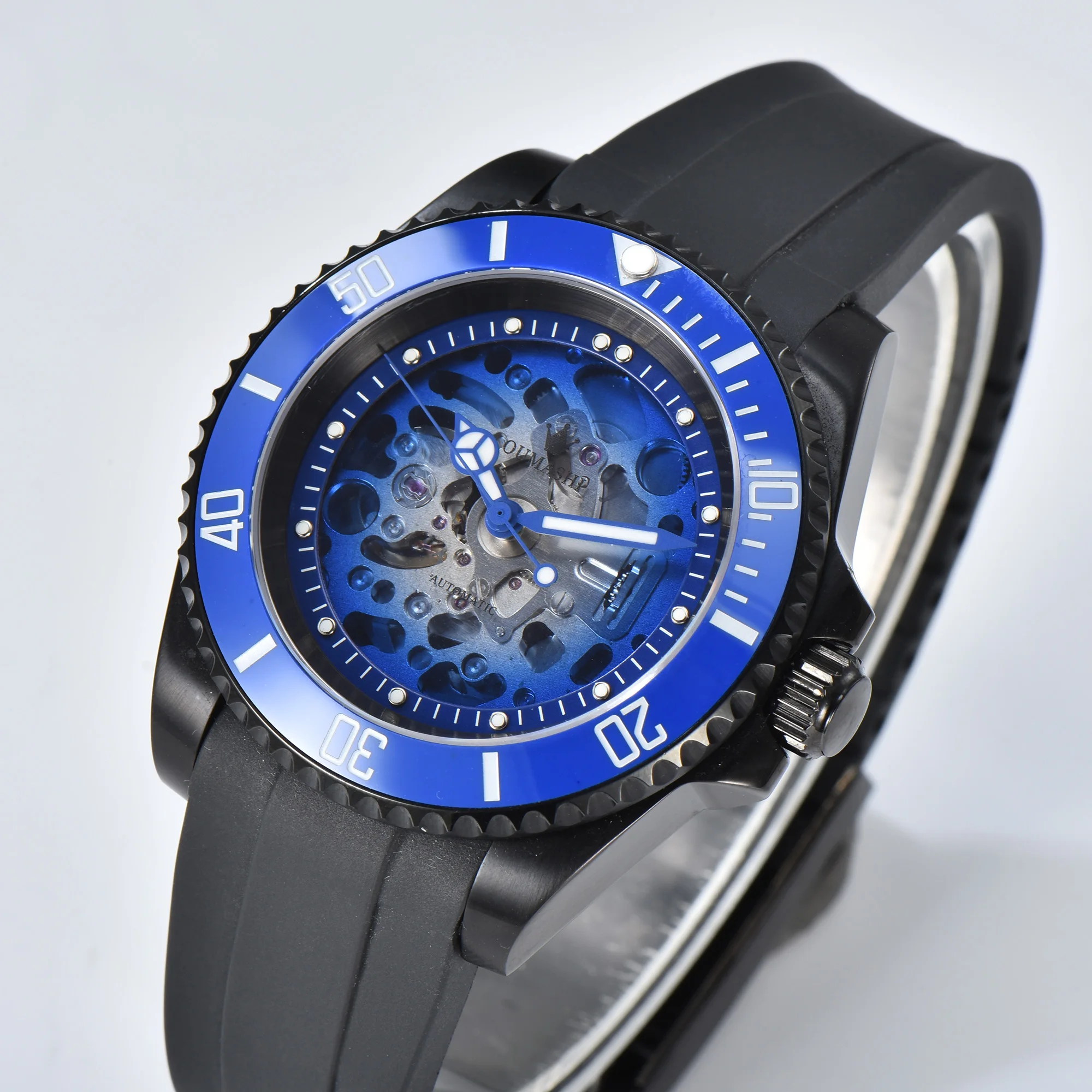 

Luxury automatic mechanical watch NH37 movement sapphire glass stainless steel 904L waterproof men's watch