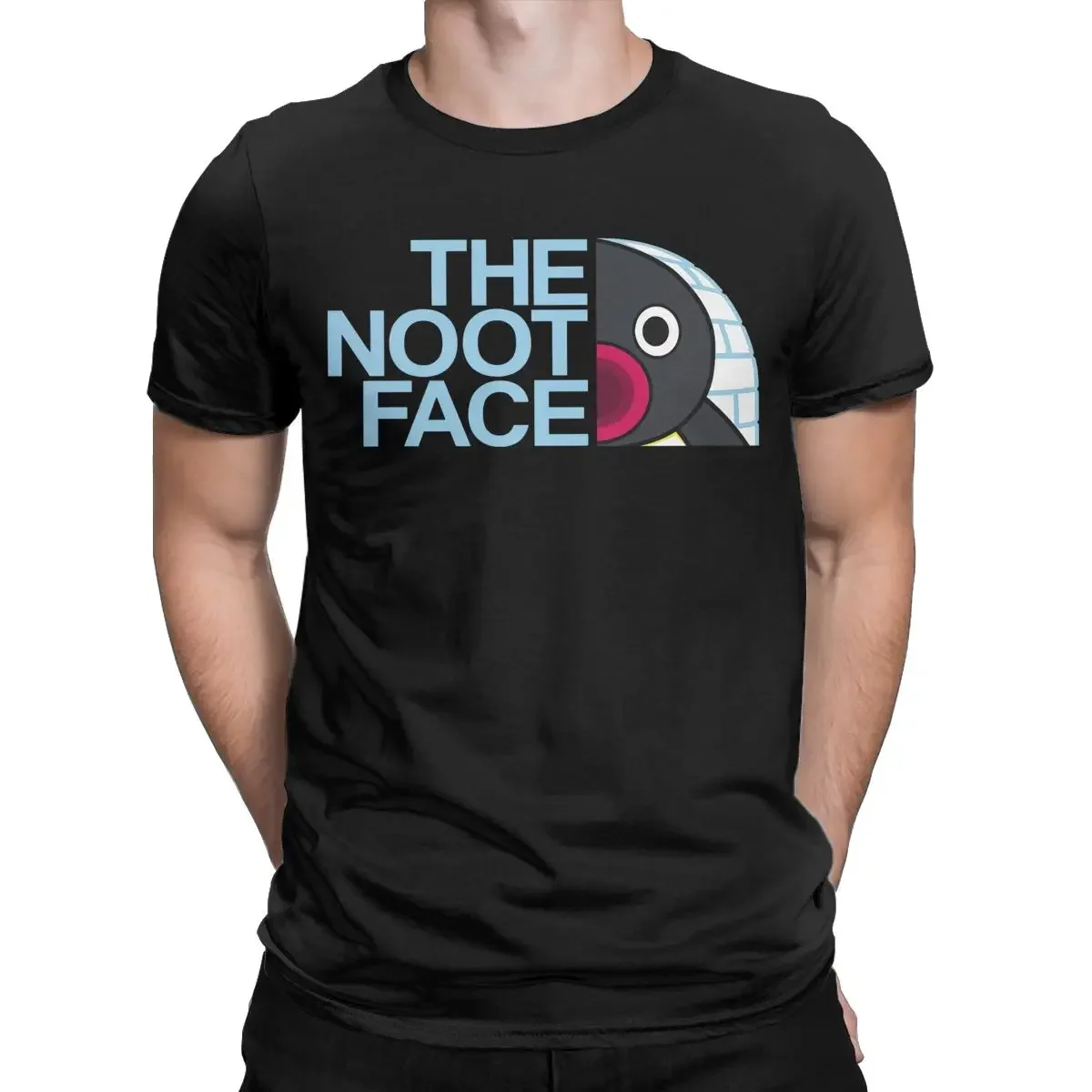 The Noot Face Men T Shirt Novelty Tees Short Sleeve Crew Neck T-Shirts Pure Cotton Gift Idea Clothing