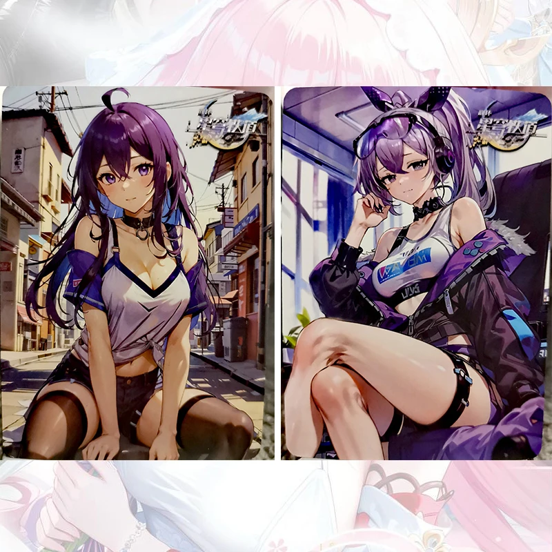 

Коллекционные карточки «Аниме-история богинь»: Кафка, Светлячок, Яэ Мико. Сделай сам. Подарки на Рождество и День рождения. Детские игрушки.