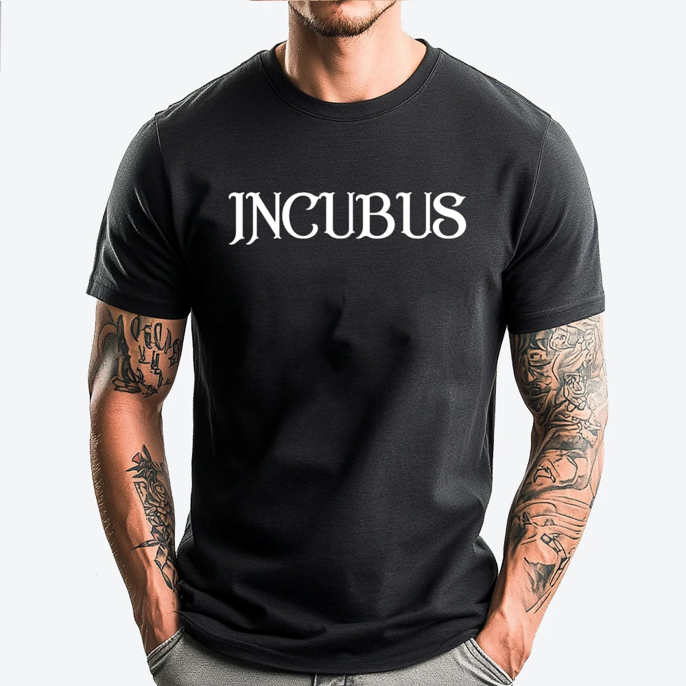 

Incubus Lazy Halloween Costume Vintage T Shirts Luxury Clothes Men Plus Size Men High Quality Men's T-Shirt Letter