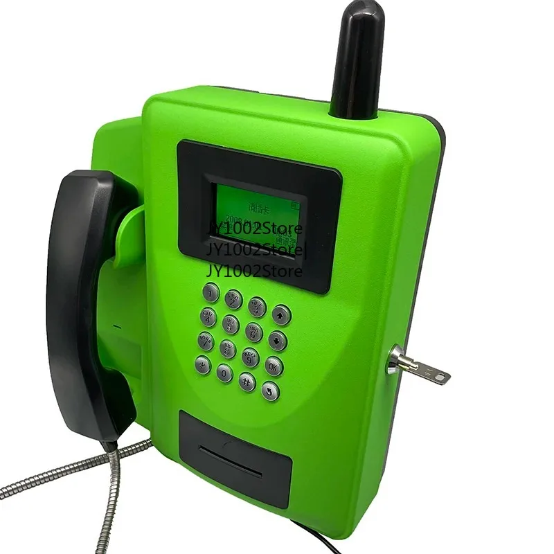 

Explosion-proof 4G Lte Green Wall-mounted Cordless Telephones Digital Fixed Wireless Phone for Factory Use