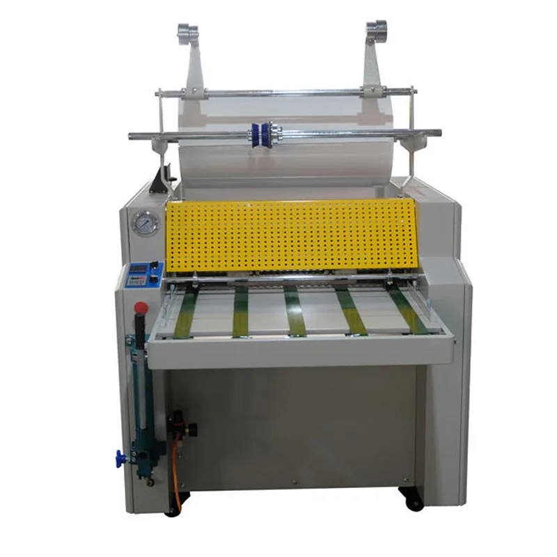 Automatic Cut Lamination Paper Sheet SW720S+ Hydraulic Laminator Conveyor Belt Feeding Hydraulic Laminating Paper Processing