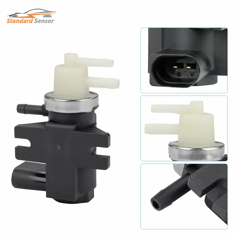 Zawór elektromagnetyczny konwertera ciśnienia doładowania Turbo 1J 0906627 A Dla VW Beetle Golf Passat Sharan Dla Audi Dla Skoda