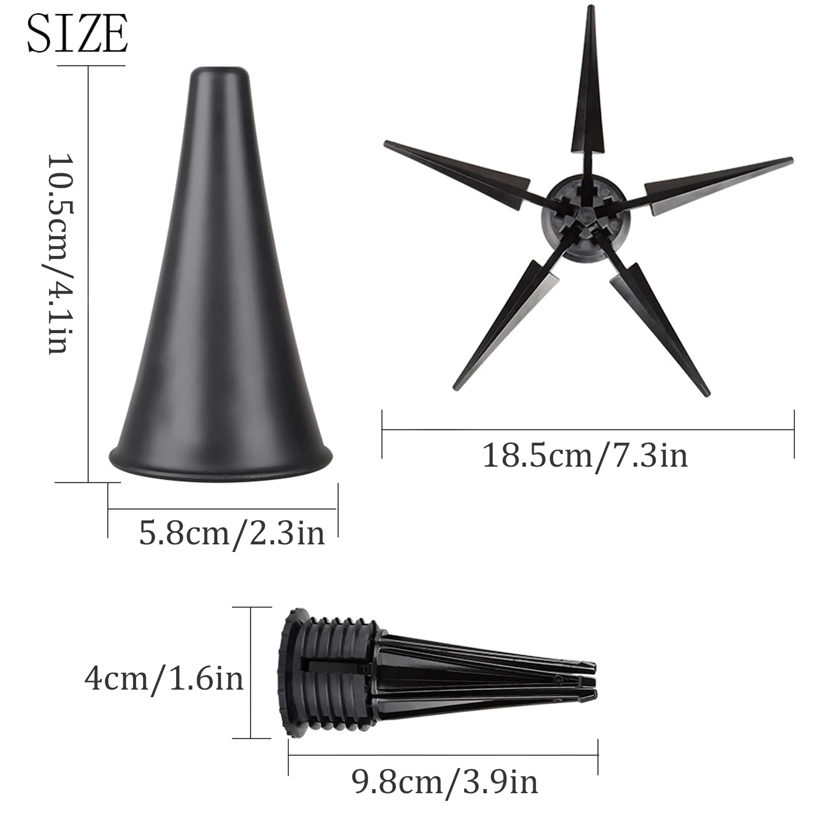 Clarinet Stand Bracket Foldable 5‑Leg Holder Musical Instrument Placement Rack Accessory