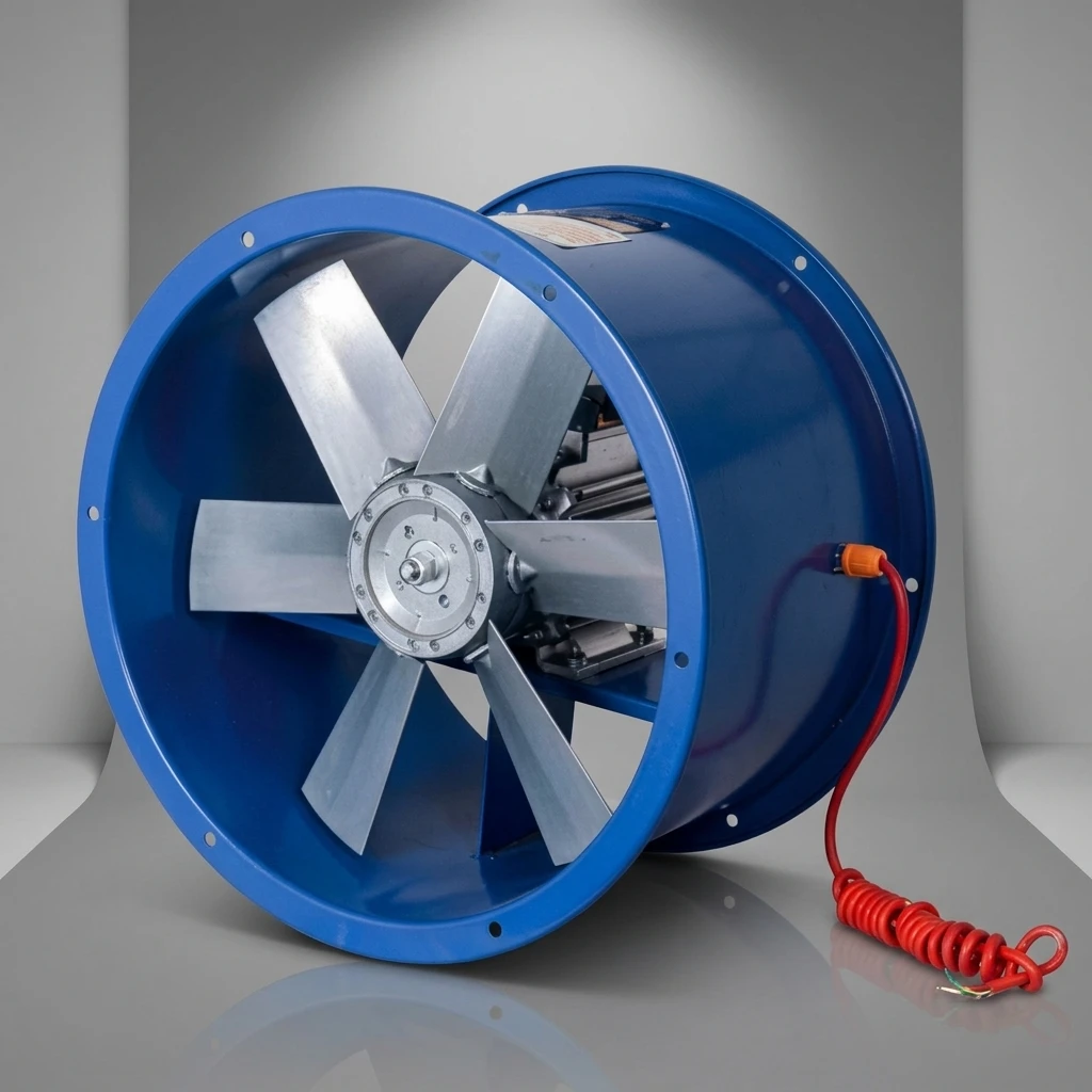 Practical Wall-mounted Powerful Industrial Fan 20-inch Industrial Installation High Temperature Axial Fan Drying Room Fan