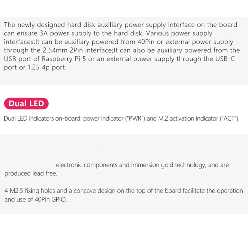 MPS2280P PCIE M.2 NVME SSD HAT + кабель FPC для Raspberry Pi 5, поддержка 2280 2230 2242 Gen 3, плата расширения