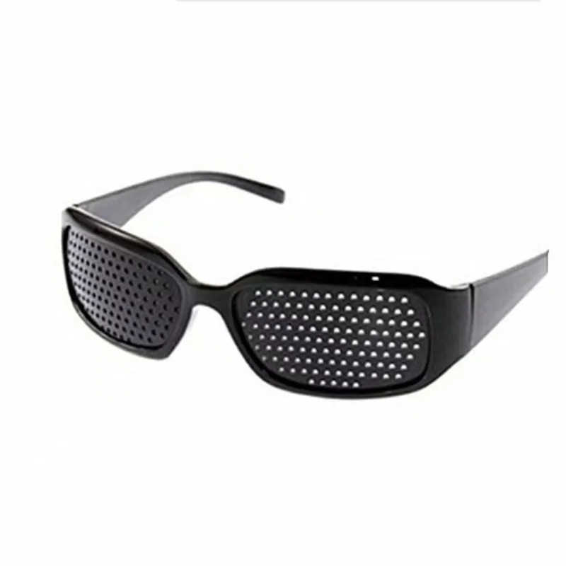 Sexy Small Hole Pilot Glasses Men Fashion Micropore Pinhole Lens vision correction Glasses Female Shades Eyewear Gafas de sol