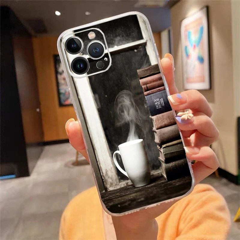 حافظة هاتف لهاتف آيفون 17 برو ماكس 17 اير 16 15 14 13 برو ماكس 15 16 برو 15 بلس موافق ولكن القهوة الأولى #4