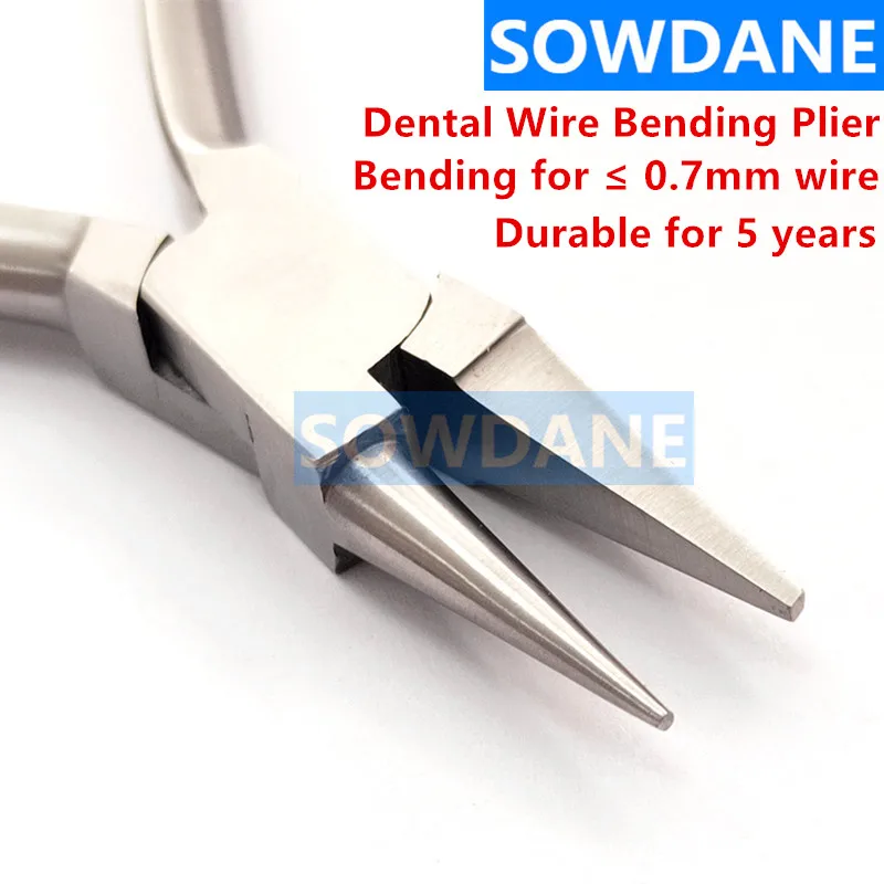 Dental Orthodontic Adam Utility Bird Beak Plier Round Rectangular Wire Bending Forming Dentist Wire Bend Instrument Tool 0.7mm