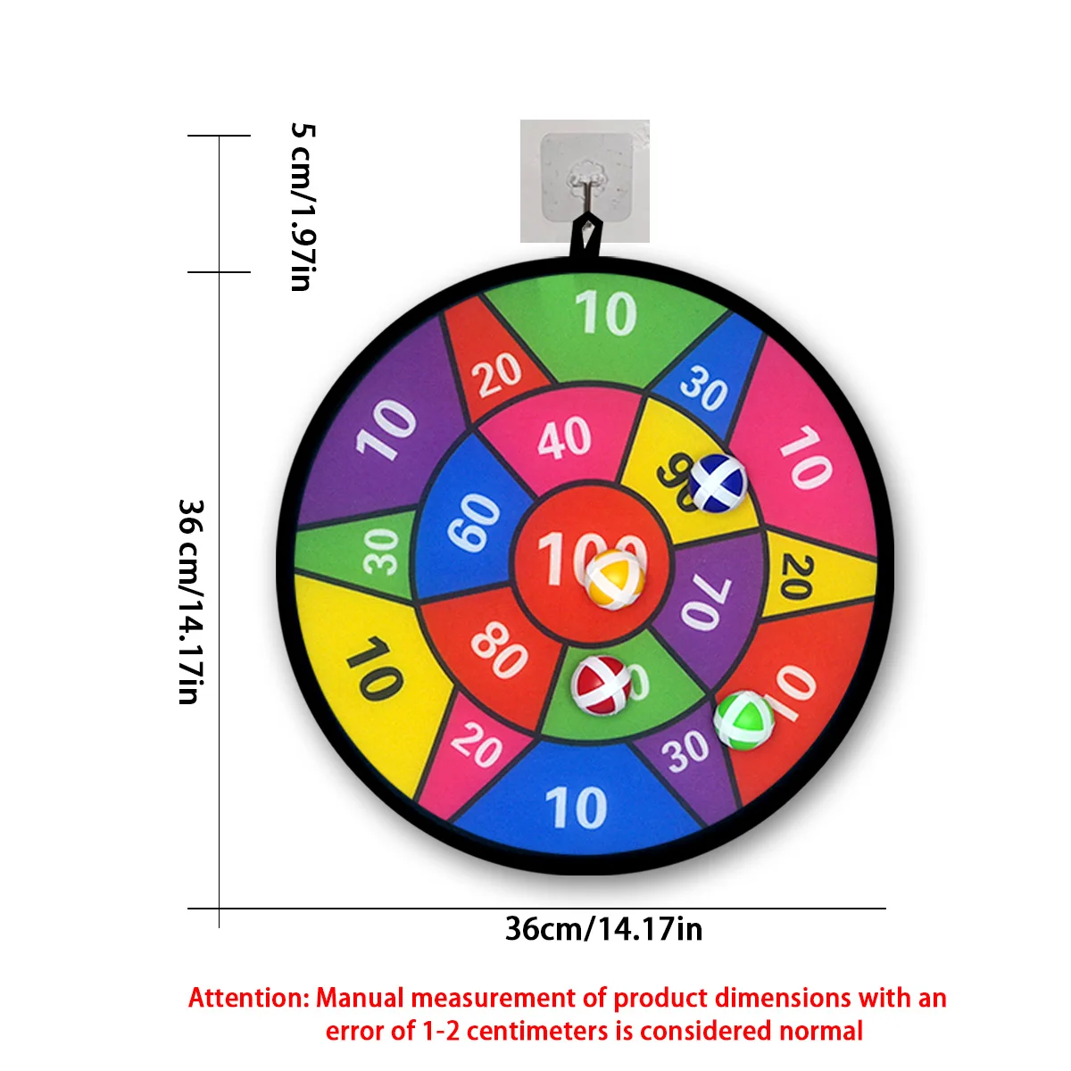 12 Sticky Ball Dart Plate Set-พับได้,สะดวกในการพกพา,กีฬาในร่ม/กลางแจ้งสนุกเกมปาร์ตี้ของเล่น,ผู้ปกครองเด็กเกมของเล่น