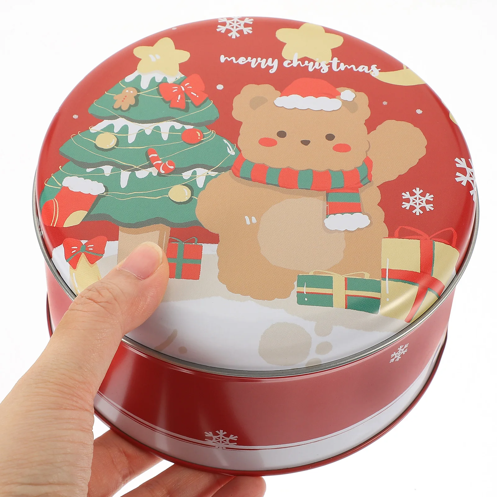 Jar Christmas Gift Packaging Tin Box Cookie Candy Elk Rabbit Coffee Storage Jars Tinplate Tins Supplies