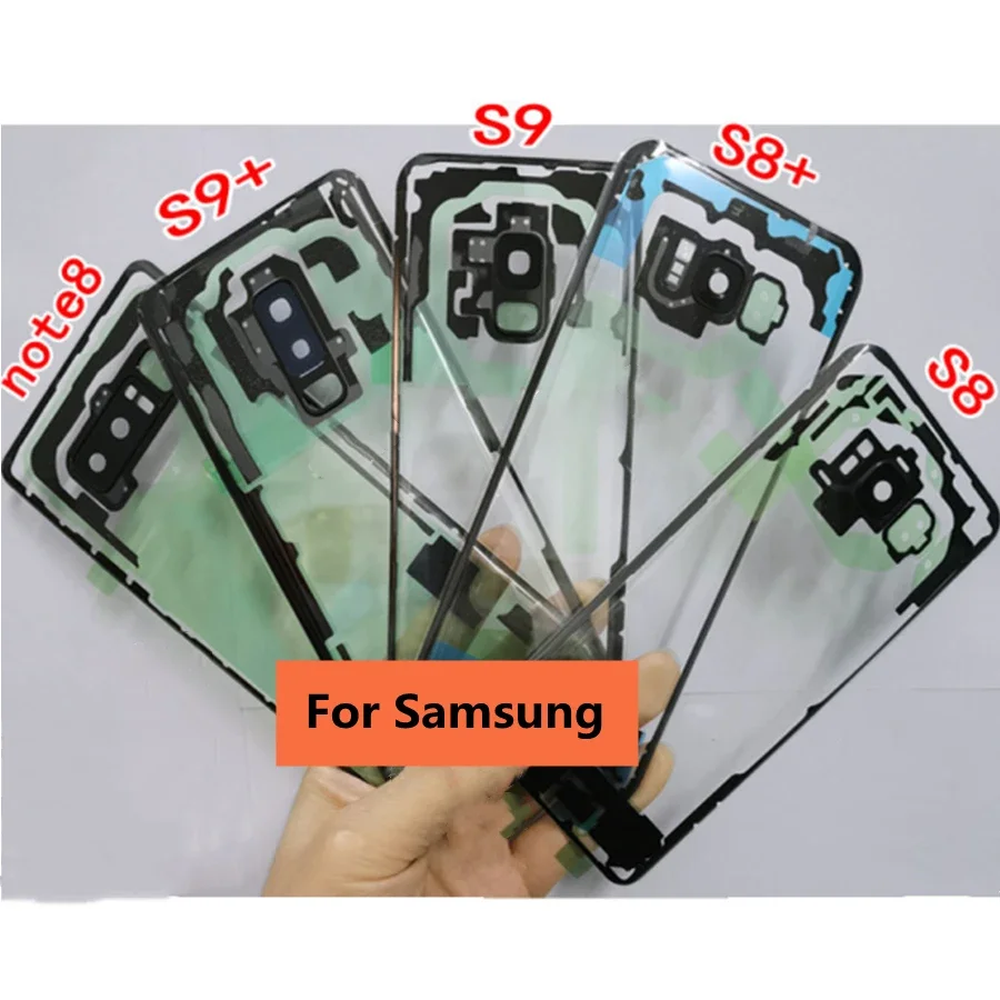 For Samsung Galaxy S10 S20 Plus S20 Ultra 5G Version Battery Cover S10 E S10 5G Glass Transparent Clear Housing Case