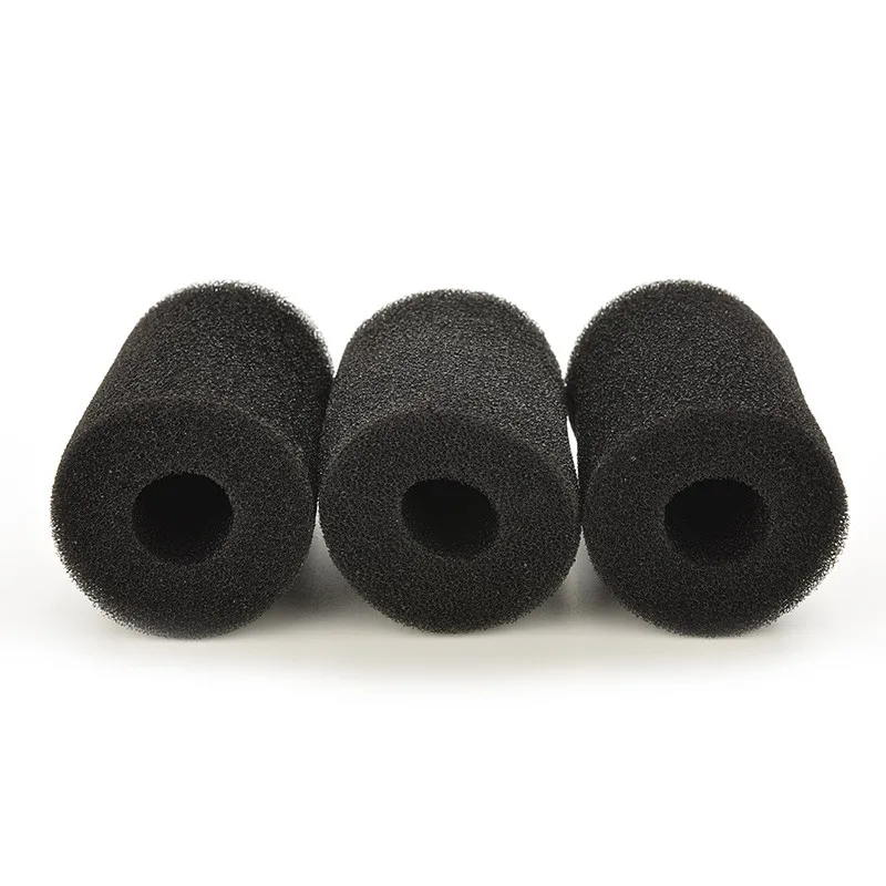 3PCS Black Sponge Cover Aquarium Pre-Filter Compatible With Filters Vat 250-600 CF600-1200 Fish Tank Filter Sponge