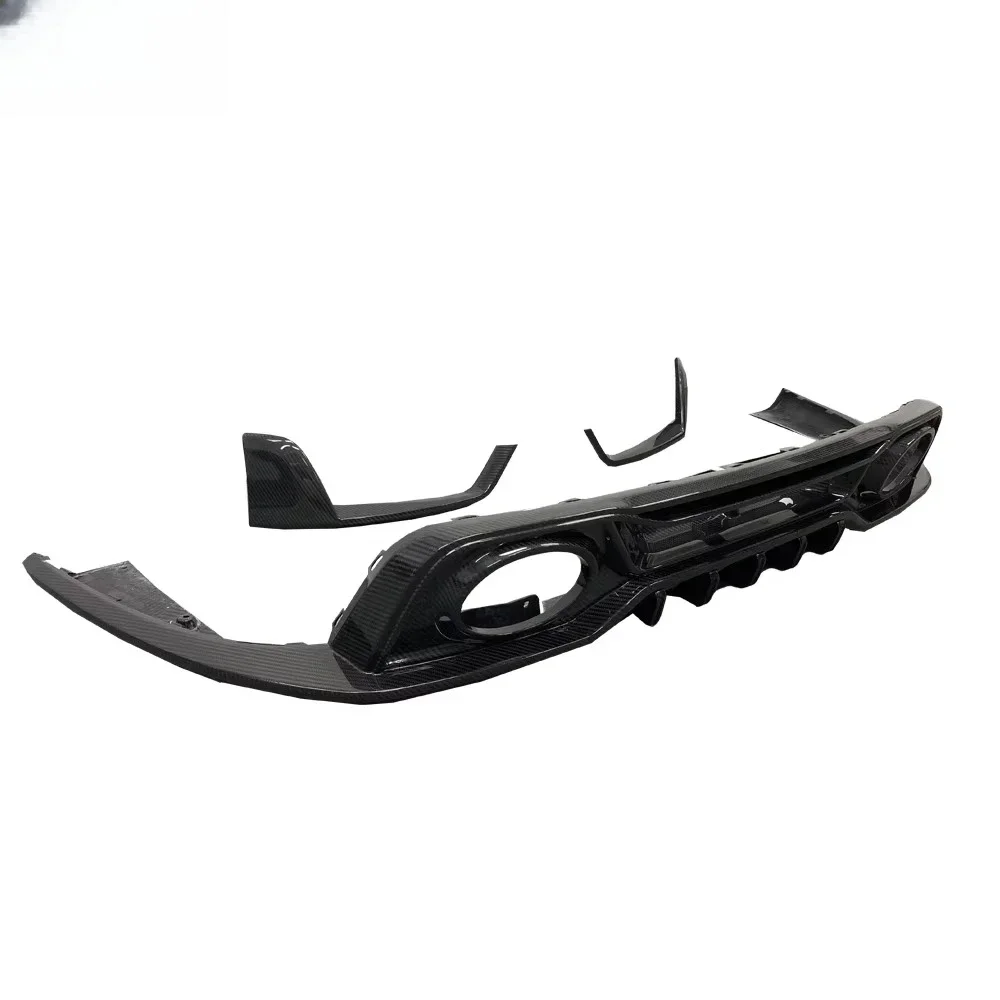 Dry Carbon Fiber Rear Diffuser Fiber Rear Lip Rear Bumper