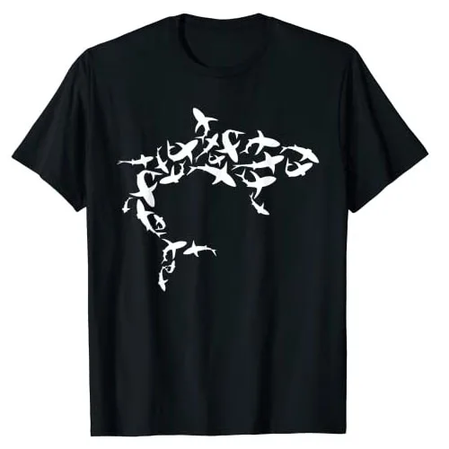Great White Shark Lover Marine Biology Animal Science T-Shirt Gifts Graphic Tee Tops Aesthetic Clothes Short Sleeve Blouses Gift