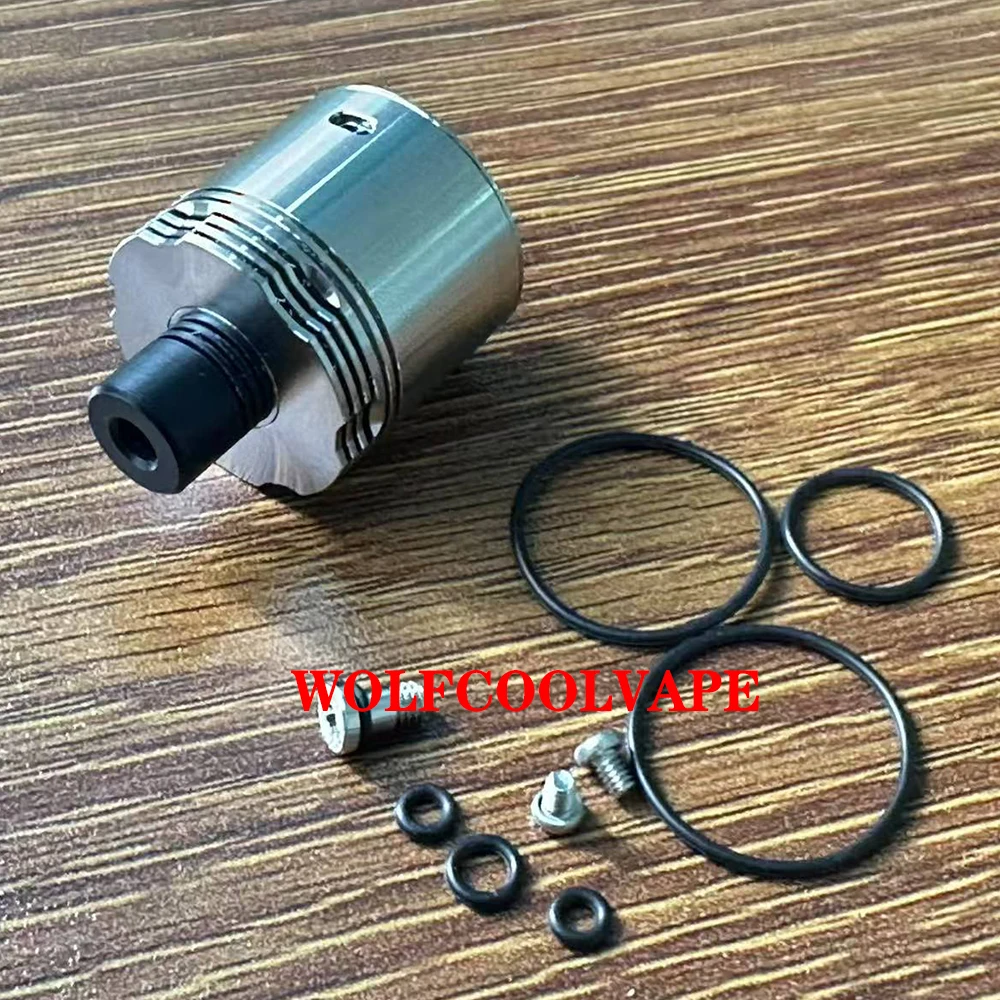 Wolfcoolvape 415 RDA Kaze Style Rebuildable Atomizer RDL MTL with BF Pin Air Inserts 0.9x2 1.0x2 1.0mm 1.4mm RBA Vape Tank