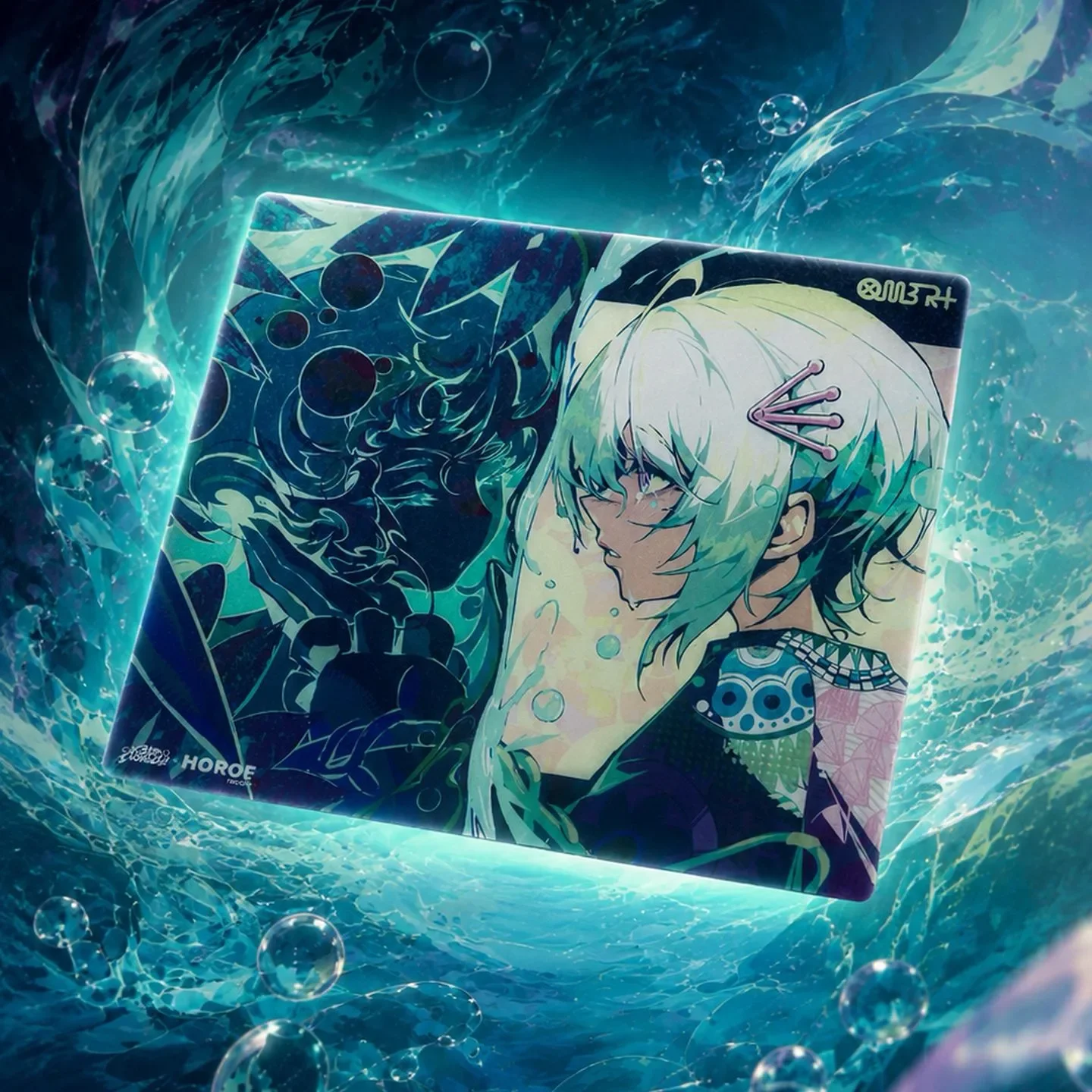 AstraGaming Shy Tempered Glass Mouse Pad 490x420mm Large Gaming Desk Mouse Mat for FPS Esports Smooth Control PC Accessory Gift