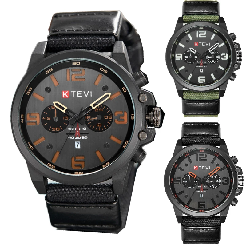 UTHAI Men's Watch Sports Trendy Business Waterproof Calendar Business Leisure Student Quartz Watch Clock gifts watches for man