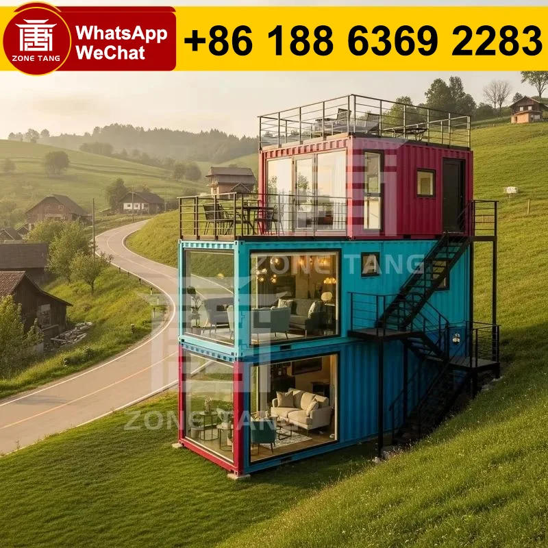 

Eco-Friendly Flat Pack House Prefab Tiny Homes Shipping Container Homes Prebuilt Homes Fashion Detachable Modules Garden Room