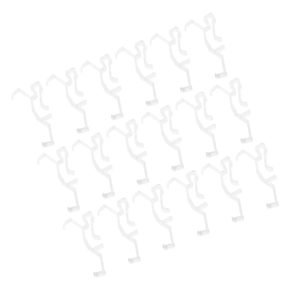 

30Pcs Clear Plastic Hidden Retainer Holder for Window Blind Valance Horizontal Wood Blinds Clip Plastic Horizontal Blind Clips