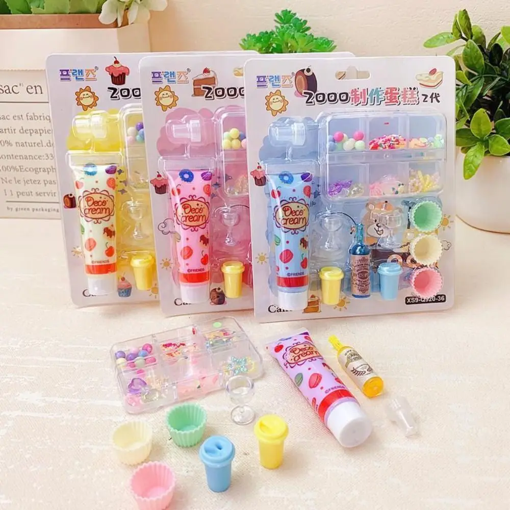 Multicolour leisure Entertainment DIY Handmade Set Role-Playing Ice Cream Making DIY Craft Toy Early Education Toy Decoration