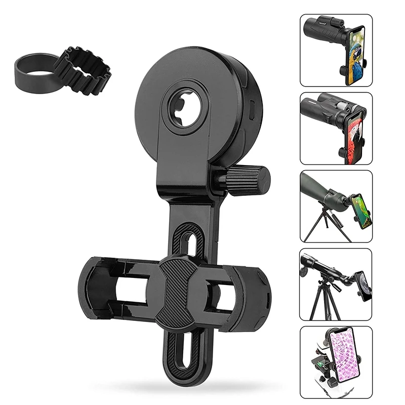 Universal Cell Phone Adapter Mount for Spotting Scope Binoculars Monocular, Fit Almost All Of Smartphones