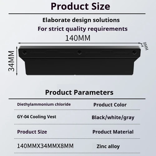 Imagen 2 del producto TEUCER RAM disipador térmico memoria de PC refrigeración chaleco de aluminio aplicable a memoria de escritorio DDR2 DDR3 DDR4 DDR5