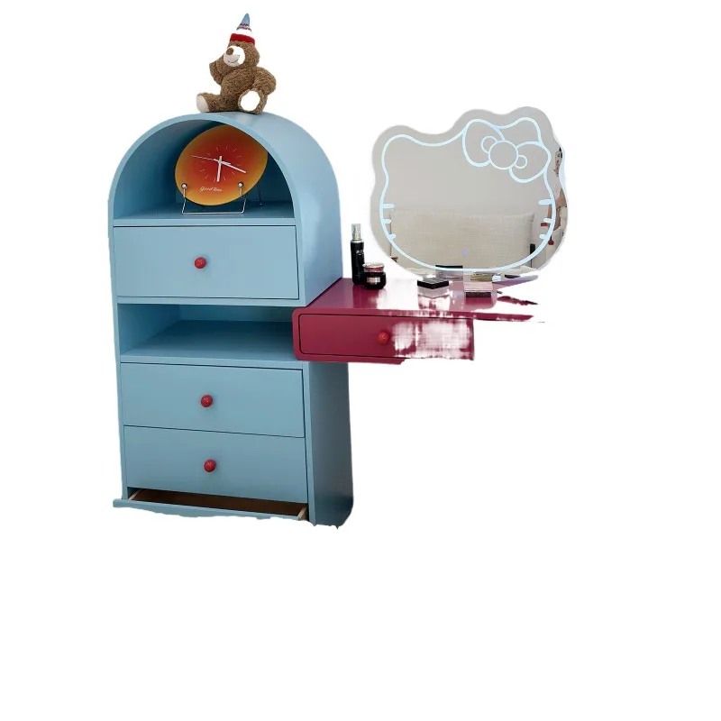 

Dopamine storage dresser multifunctional bedroom modern simple small apartment telescopic dressing table