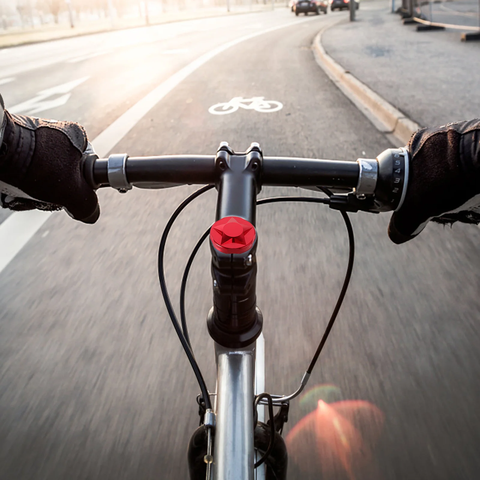 

Aluminum Alloy Mountain Bike Front Fork Cap Protector Air Valve Cover for Suspension Fork Shoulder Guard Dirt Bike Shock