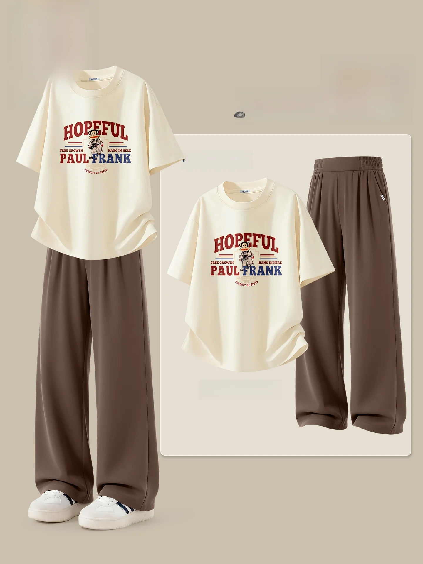 

Summer Ice Silk round Neck Short Sleeve T-Shirt Casual Pants Set for Boys Comfortable Breathable Youth Fashion Brand