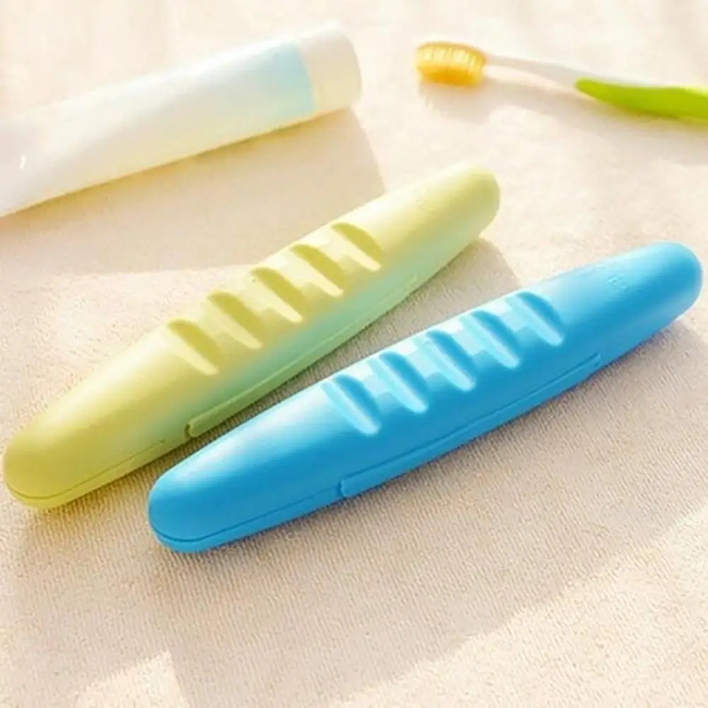 Hot ！Portable Toothbrush Case Box Plastic Travel Tooth Brush Cover Sealed Holder