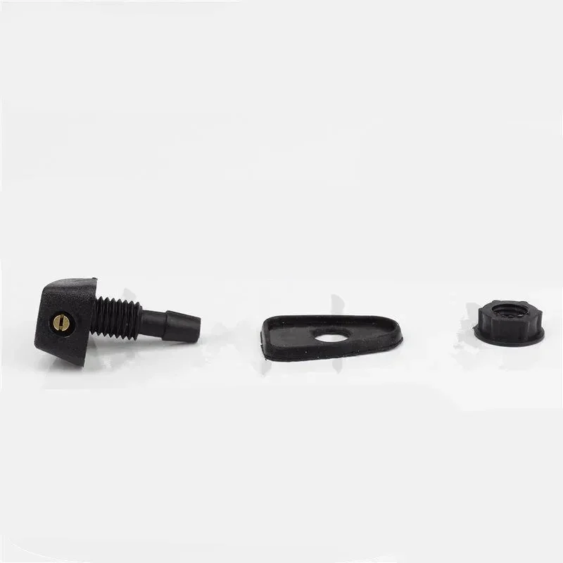 2Pcs Car Windshield Wiper Washer Spray Nozzle Fits Most Car Models Car Dual Holes Windshield Washer Nozzle Wiper Water Spray Jet