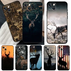 Deer Hunting Camo Case For iPhone 13 Pro Max 11 12 Mini 6S 7 8 Plus SE 2020 2022 X XR XS MAX Cover Coque