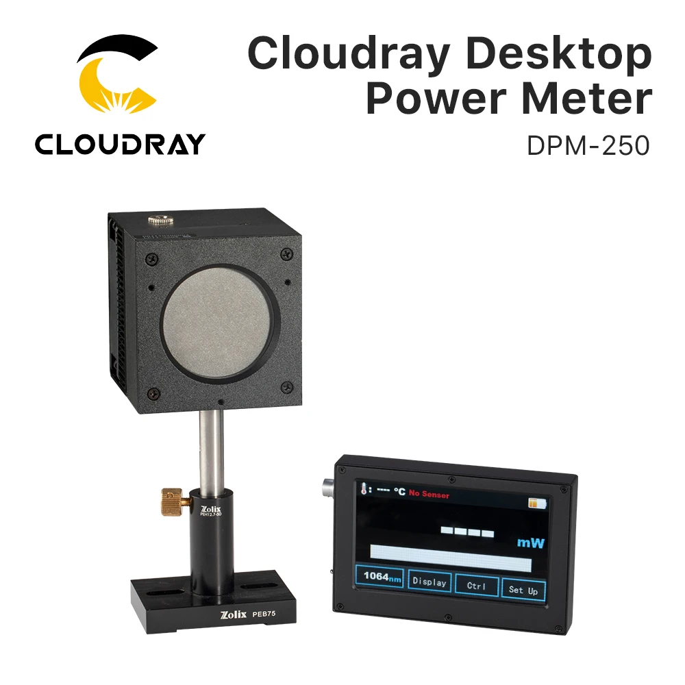 Cloudray High Accuracy Touch Screen Desktop Power Meter DPM-250 Dynamometer for Laser Engraving & Cutting Machine