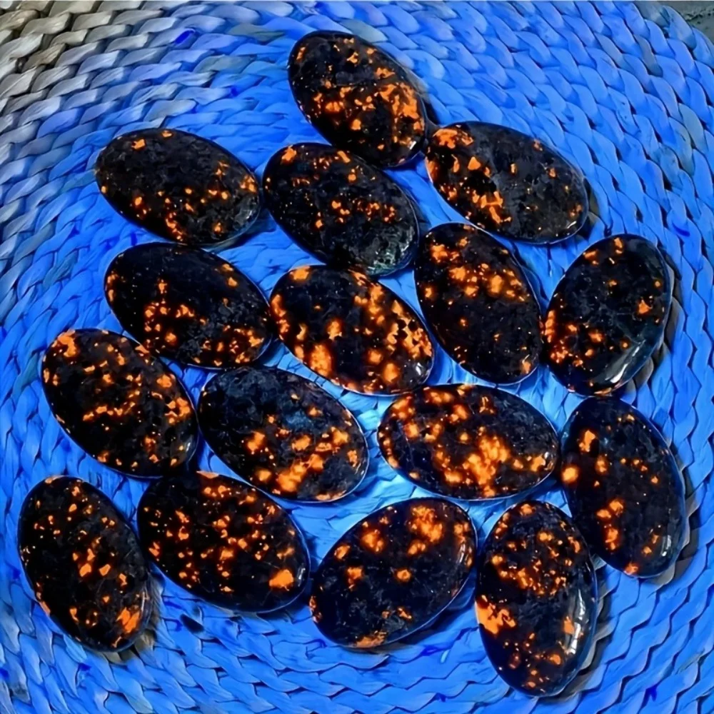 Hot Selling Nayural Yooperlite Tumbled Stones Rock Pocket Flame Stone Healing Crystal Quartz Yooperlite Tumbles for Meditation - Image 5