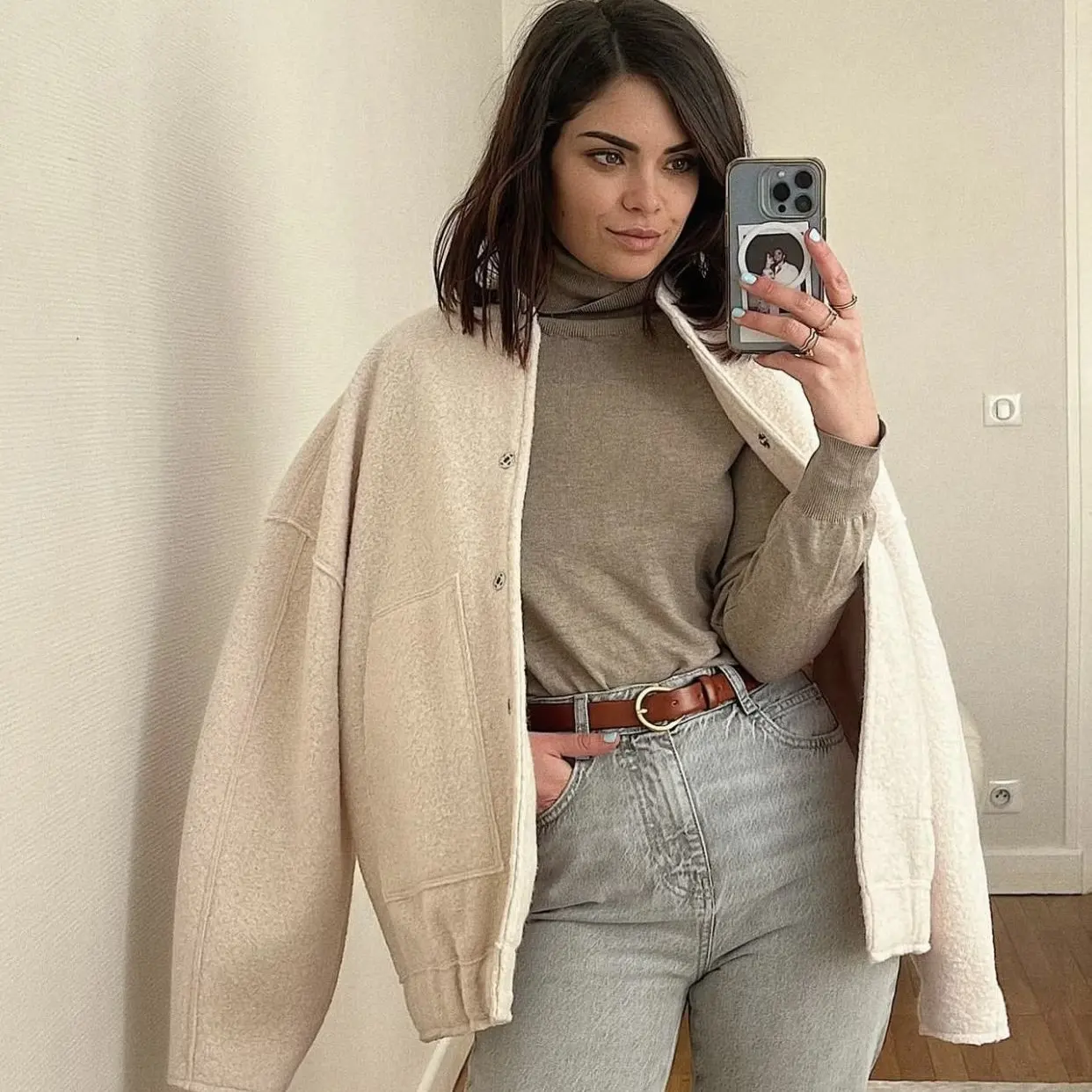 Chaquetas Bomber para mujer, chaqueta con bolsillos interiores, forro de algodón de invierno, utilidad aislada, ropa técnica urbana, funcional, duradera, calidez acogedora