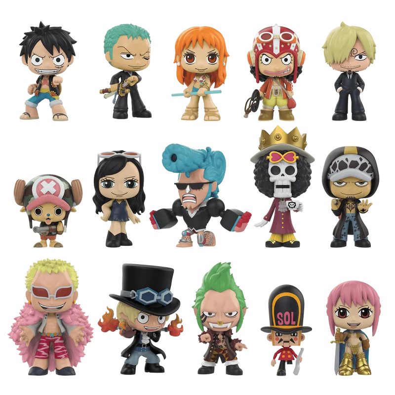 Funko Pop One Piece Mystery Minis Figure Blind box Anime Figure Luffy Roronoa Zoro Model Toy Collectible Limited Edition Toys