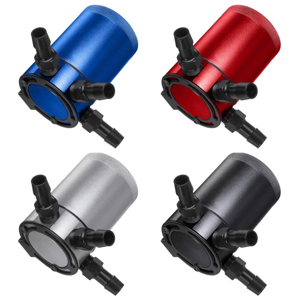 

Универсальный автомобильный перегородчатый 3-портовый маслоуловитель, бак, автомобильная замена, сепаратор воздухо-масла, контейнер для отработанного газа, дышащий чайник