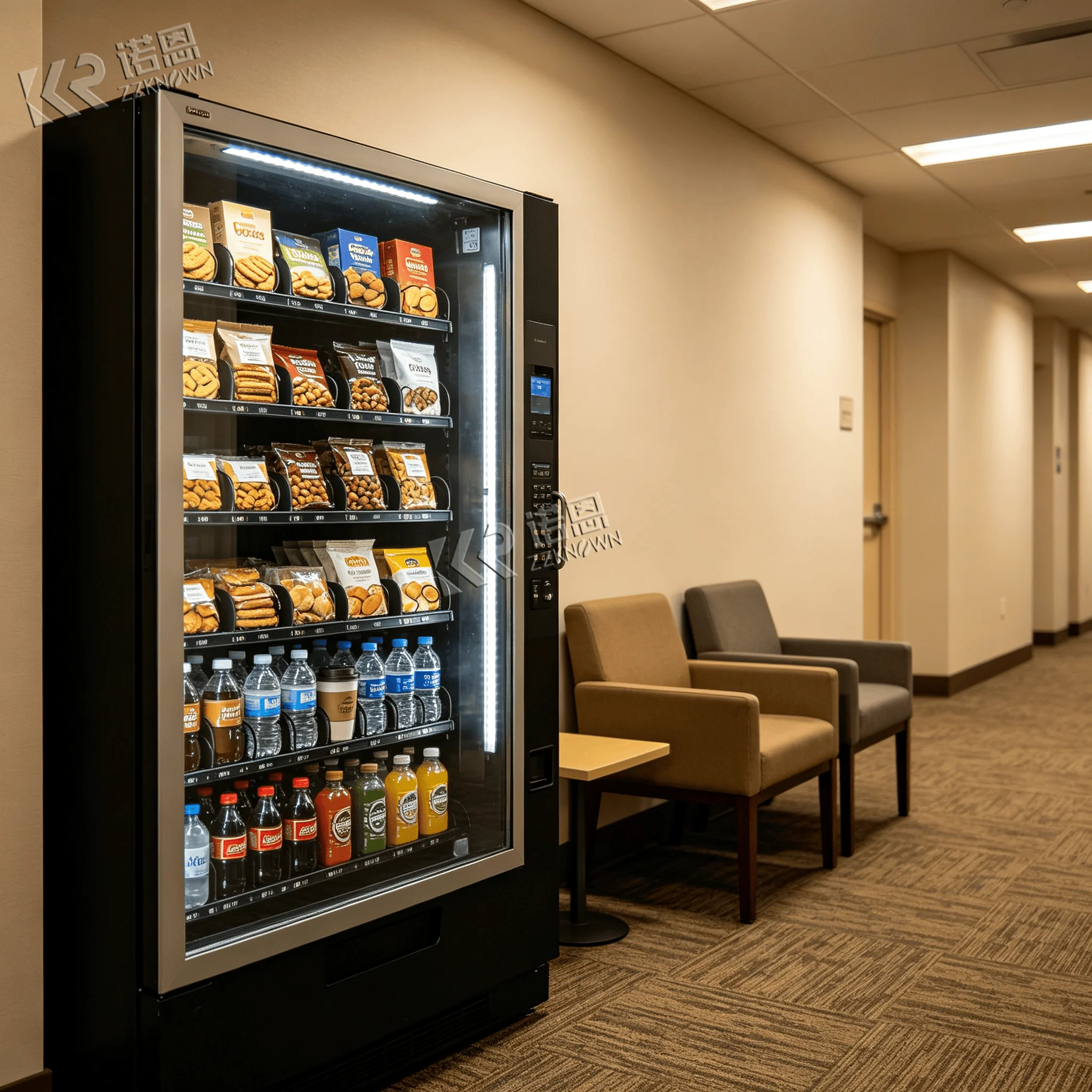 Modular Expandable Vending Machine for Transport Hub Retail with OEM Customization Support