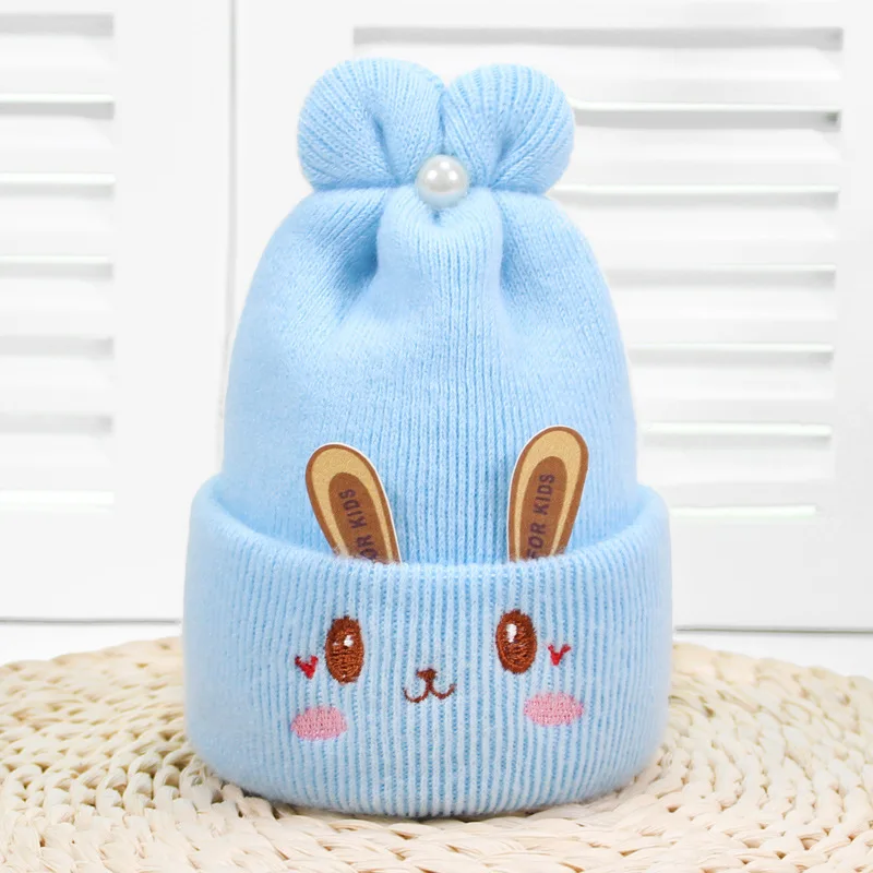 Newborn Girl&Boy Hats Baby Soft Warm Crochet Knit Cartoon Beanie Cap Cute Baby Hats Winter for 0-6 months Baby