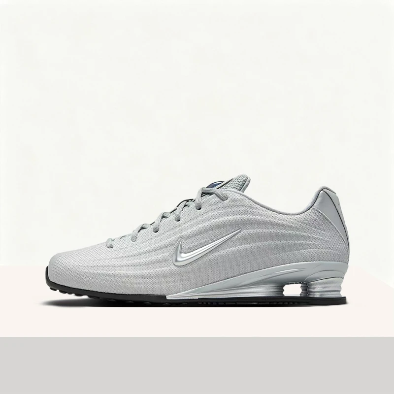 

Nike SHOX Z: Минималистичные, удобные, дышащие, легкие, мягкие, низкие повседневные кроссовки для женщин – серебристые HQ7540-001