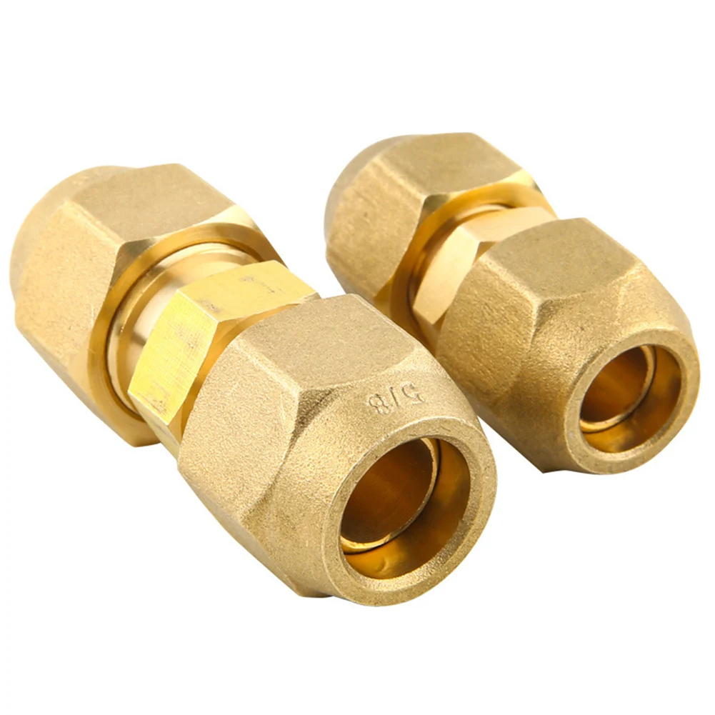 2Pcs Air Conditioning Copper Pipe Connector  For Joint Double Connector No-Weld Extension For 1-5 Ton Units 6/1012/16/19mm