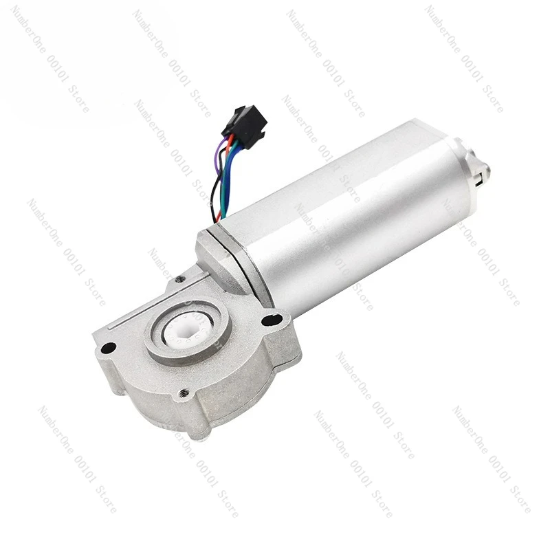 Current batch of DC deceleration motor 24V permanent magnet brushed 45 flat gearbox body with brake lifting table leg motor