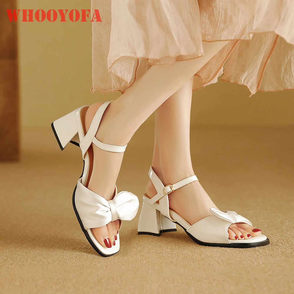 

Летние милые белые серебряные женские сандалии с круглым носком на высоком каблуке, офисные женские модельные туфли, большие размеры 12, 32,3, 45, 48