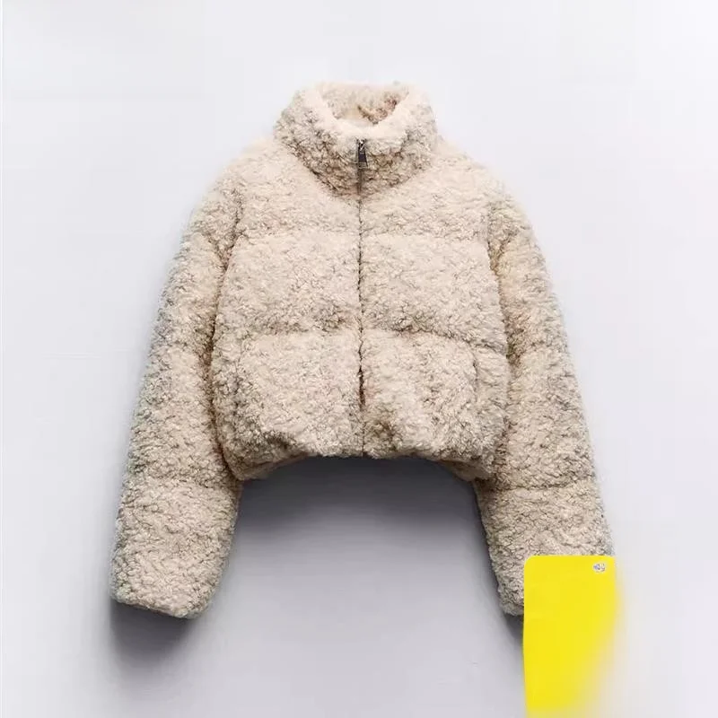 Cabinet 529! Autumn and Winter New Lamb Wool Fleece down Coat Short down jacket Jacket 8073825 72